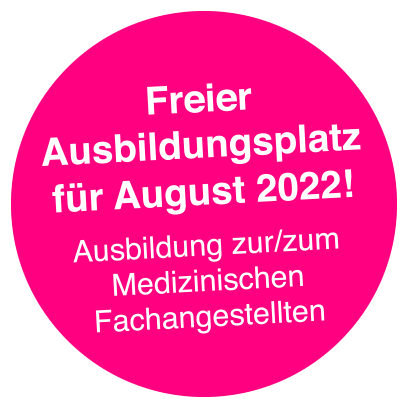 Freier Ausbildungsplatz für August 2022! Ausbildung zur/zum Medizinischen Fachangestellten