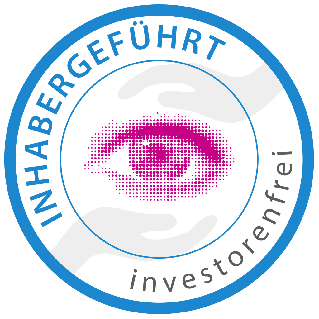Inhabergeführte und investorenfreie Augenpraxis Weyhe - Siegel